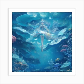 magical underwater world Art Print