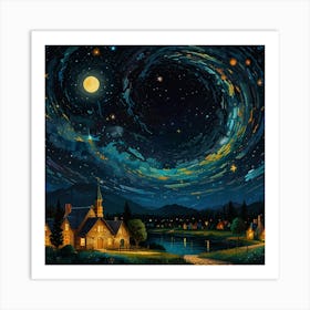 Starry Night 17 Art Print