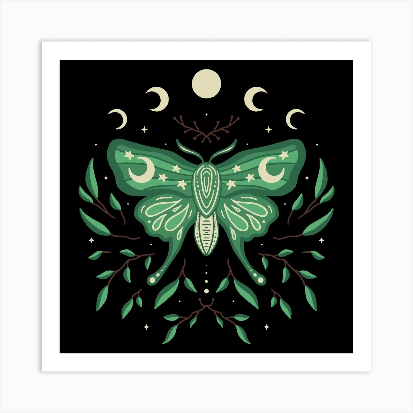 The Nest: Free printable moon phase art and pattern downloads and