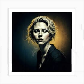 Scarlett Johansson 3 Art Print