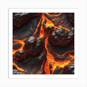 Lava Flow 25 Art Print