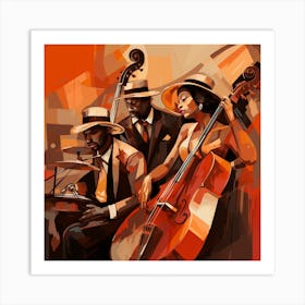 Jazz Trio 1 Art Print