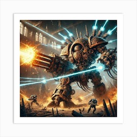 Tytan Energy Cannon Iron Commonwealth Art Print