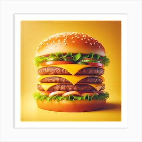 Burger3 Art Print