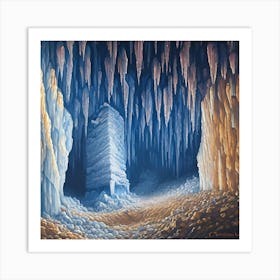 Salt Caves Art Print