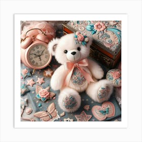 Teddy Bear 3 Art Print