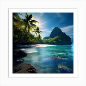 Landscape Grande Anse Darlet Studio Photography Art Print