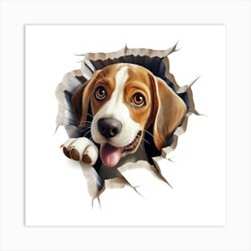 Beagle Dog 2 Art Print