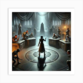 A Sci Fi Themed Scene Depicting Episode 9 Shattered Alliance Art Print