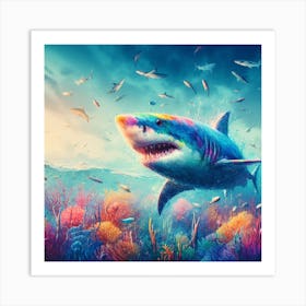 Art Shark Art Print