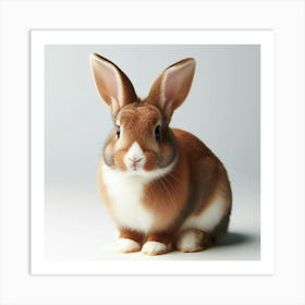 Portrait Of A Rabbit 1 Art Print