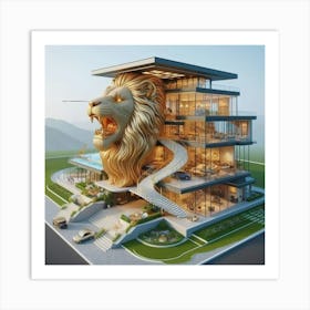 Lion House Art Print