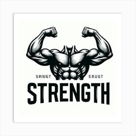 Strength Logo 1 Art Print