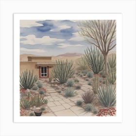 Cactus Garden Art Print