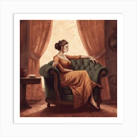 Victorian Lady Art Print