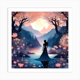 Fairytale Landscape Art Print