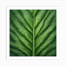 Kale Leaf Art Print