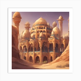 Sand Castle Art Print