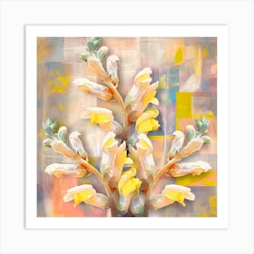 Yellow Snapdragons Art Print