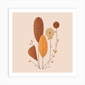 Minimalist Boho Harmony Art Print