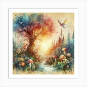 Fairytale Forest 15 Art Print