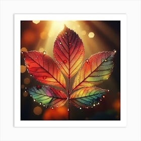 Autumn Leaf Art Print