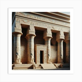 Egyptian Temple 3 Art Print