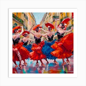 Dancers In Paris Art Print