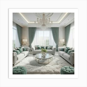 Luxury Living Room Art Print