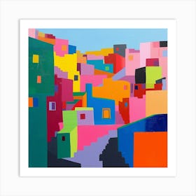 Abstract Travel Collection Lima Peru 4 Art Print