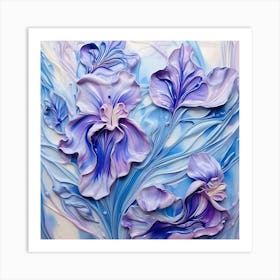 Irises 13 Art Print