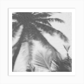 Palms On The Beach Square Art Print