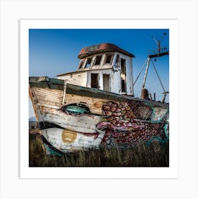 Old Fishing Boat Art Print