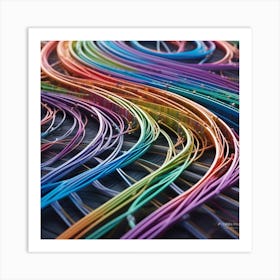 Wires 2 Art Print