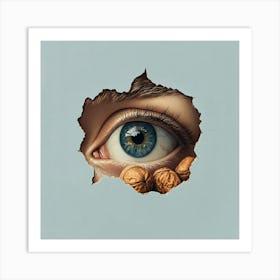 Eye Of The Walnut Art Print