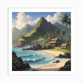 Hawaiian Beach 5 Art Print