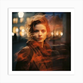 Woman In The City Art Print