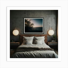 Sunrise At The Beach Art Print