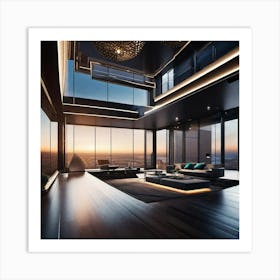 Modern Living Room 13 Art Print