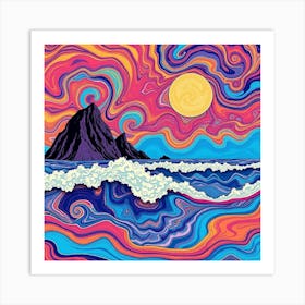 Psychedelic Painting 2 Art Print