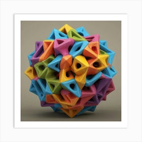 Tetrahedron 1 Art Print