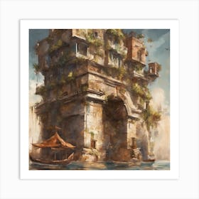 Fantasy Painting 11 Art Print