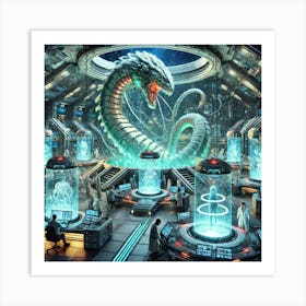 The Kaiju Concord 1024x1024 Art Print