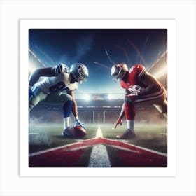 Nfl Football Players Art Print