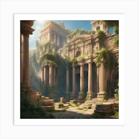 Ruins Of Rome Art Print