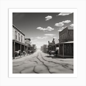 Old West Town 27 Art Print