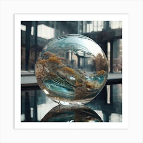 Sphere Of Water 1 Art Print