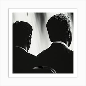 Two Men In Suits 1 Art Print