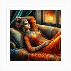 Exotic Beauty Artwork 160 Art Print