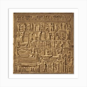 Egyptian Relief Art Print